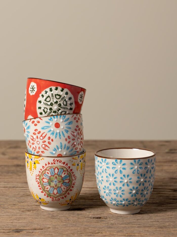 Set de 4 tasses expresso Bohemian Chehoma