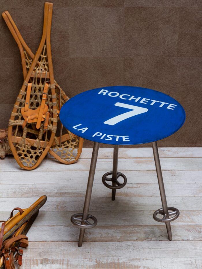 Table d'appoint Piste bleue 7 Rochette