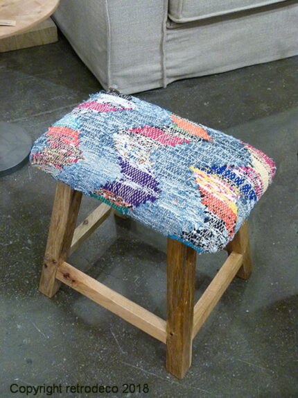 Tabouret kilim Summer déco ethnique Chehoma