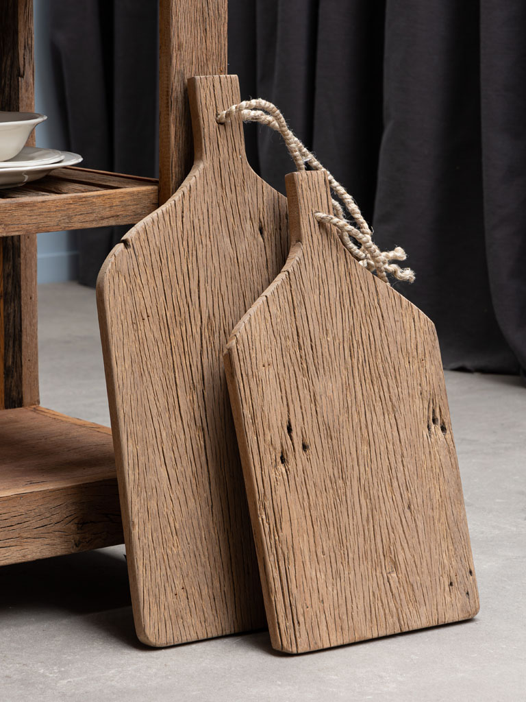 Set de 2 planches bois rustique Chehoma