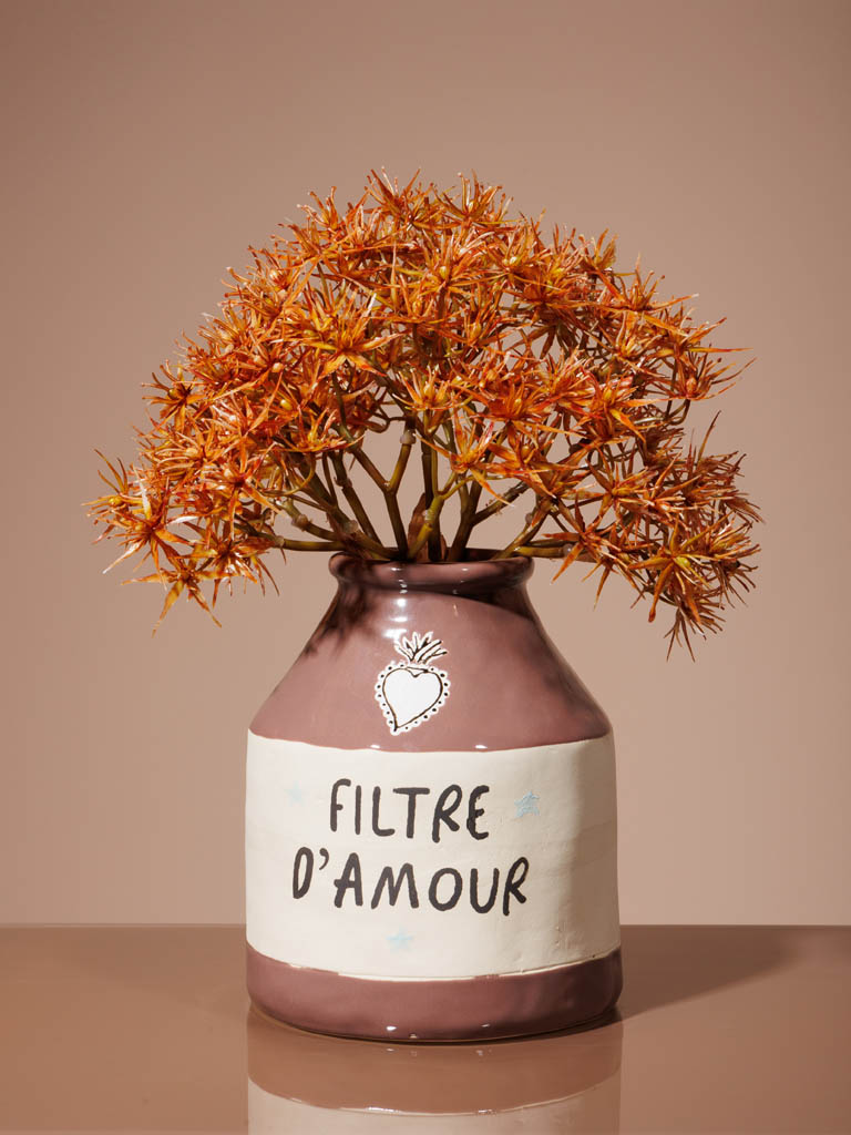 Vase vieux rose Filtre d'amour Chehoma