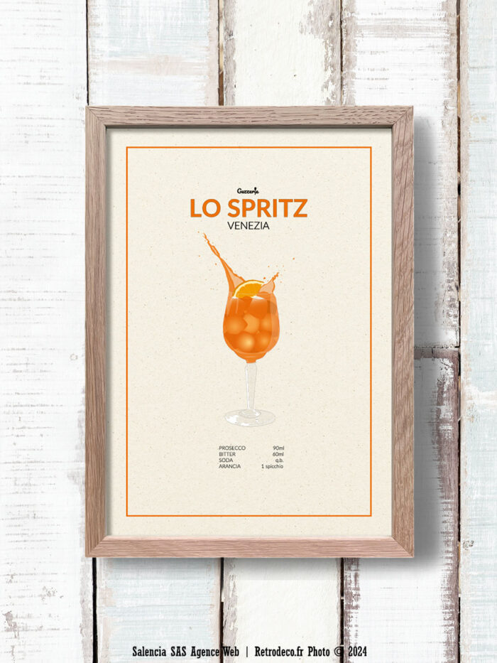 Cadre Cocktail Spritz Guzzerie