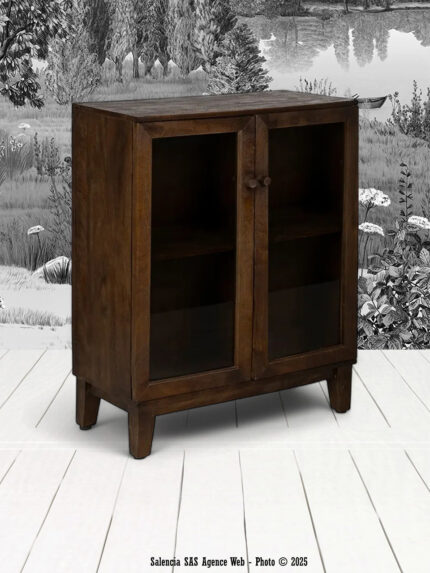 Petite armoire vitrée Krera Ixia